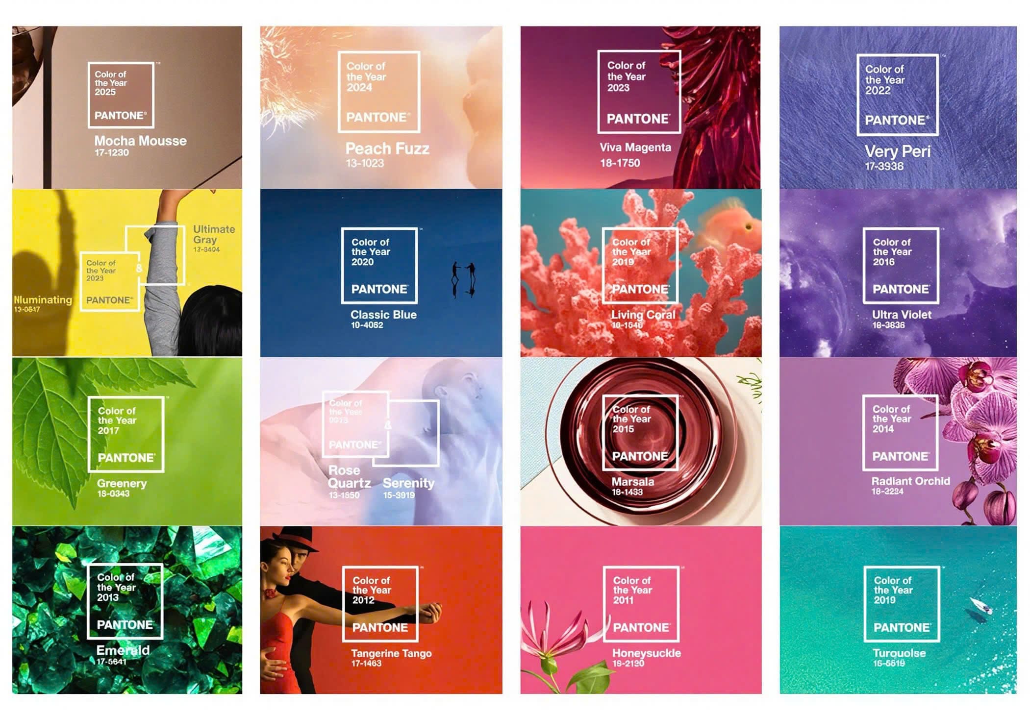 Color of the Year từ 2010 - 2025